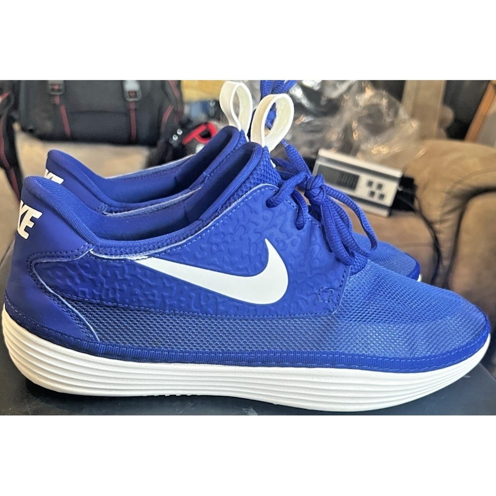 Nike Solarsoft Moccasin Men's Size 10 'Deep Royal Blue' Lightweight Comfy Shoes